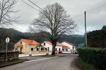 Architecture in Furnas. Azores, Portugal.