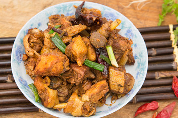 Delicious fried chicken
