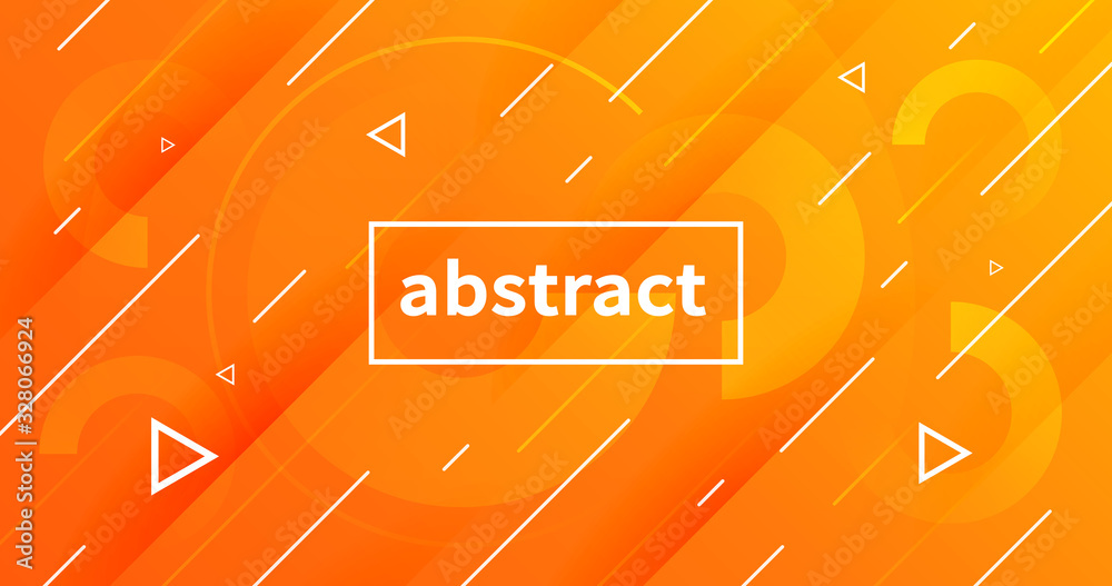 Aufkleber Abstract dynamic trendy background. Cool gradient backdrop vector design.