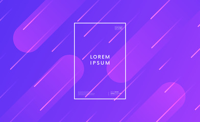 Fototapeta premium Minimal trendy gradient background. Dynamic shapes backdrop vector design.
