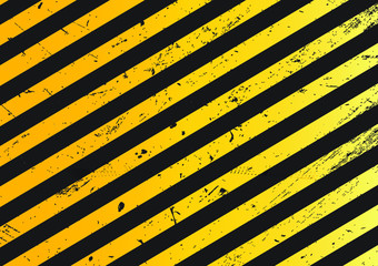 WARNING danger yellow black texture wide banner background