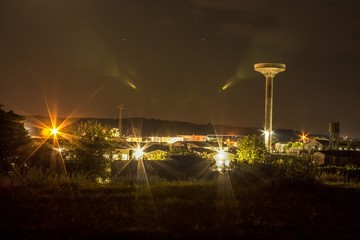 Missiles launched into the city