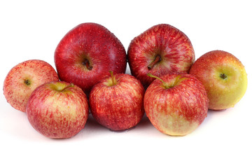 Fototapeta na wymiar Different apple varieties
