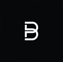 Initial based modern and minimal Logo. B BP PB letter trendy fonts monogram icon symbol. Universal professional elegant luxury alphabet vector design