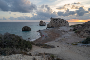 beach at sunset