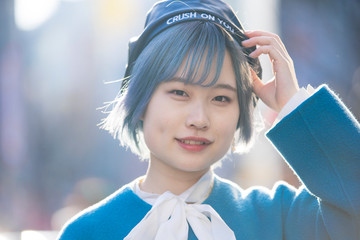 渋谷センター街でのポートレート