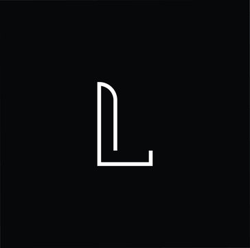 Initial based modern and minimal Logo. L LL letter trendy fonts monogram icon symbol. Universal professional elegant luxury alphabet vector design
