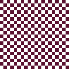Fototapeta premium 市松模様 あずき色 S