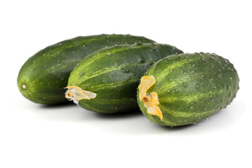 Three cucumbers