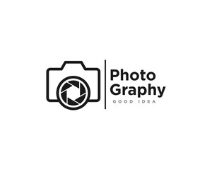 Camera Photography Logo Icon Design Vector