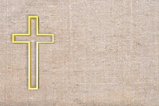 Gold Christian Cross