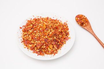  A pile of dried paprika