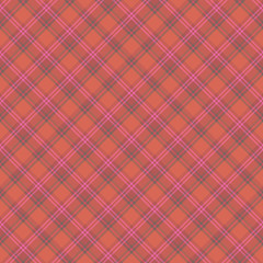 Seamless pattern in marvelous red, pink and brown colors for plaid, fabric, textile, clothes, tablecloth and other things. Vector image. 2