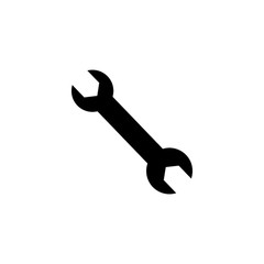 spanner icon vector illustration sign