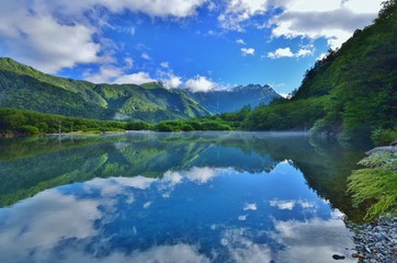 Summer scenery in Kamikochi, Japan