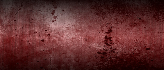 red and black scratch metal background and texture.