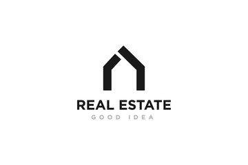 Real Estate Logo Icon Design Vector
