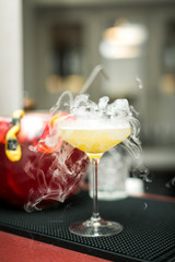 Halloween alcoholic cocktails, celebrating Halloween