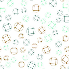 Vector seamless pattern background. Modern stylish abstract texture. Different geometric figures