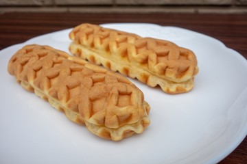 白い皿の上の原宿ドック