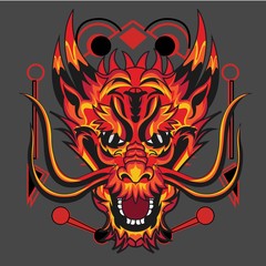 Naga Medrah with good geometry for indoor or exterior print