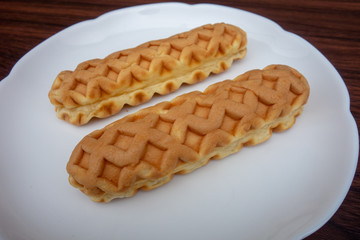 白い皿の上の原宿ドック