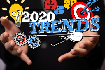 year 2020 business solution concept
