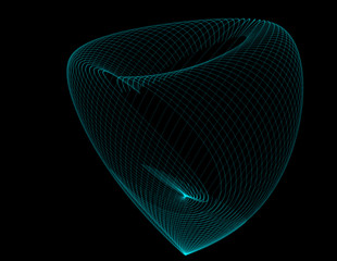 movement of the line. graphic drawing