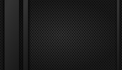 Abstract metal background. Tech dark design with  Vector background.