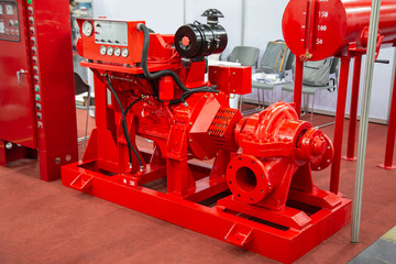 Industry skid mounted fire pump engine set for fire fighting in building and factory