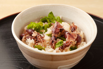 ホタルイカの炊き込みご飯