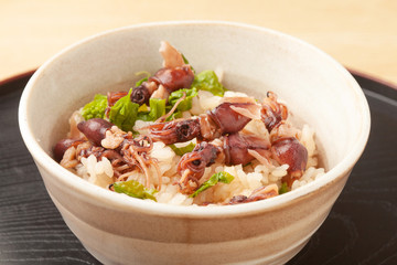 ホタルイカの炊き込みご飯