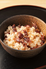 ホタルイカの炊き込みご飯