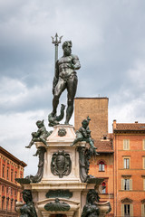 Obraz premium Fountain of Neptune, Bologna, Italy