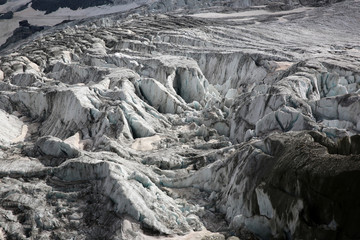Feegletscher im Kanton Wallis. Schweiz