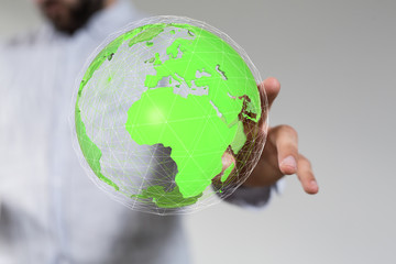 Holding Business World connection digital.