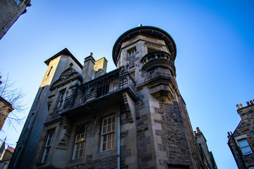 old building in edinburgh city