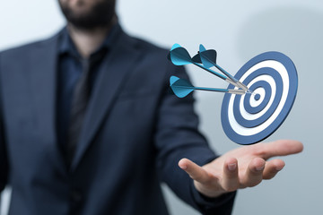 makes a dart throw on the target. The concept of persistence in business..