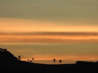 Fototapeta na wymiar Clouds in sunset