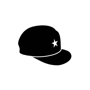 Hat icon template black color editable. Hat icon symbol Flat vector illustration for graphic and web design.
