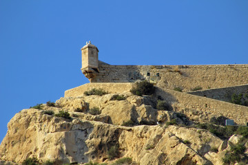 Castillo de Santa Bárbara, Alicante, España