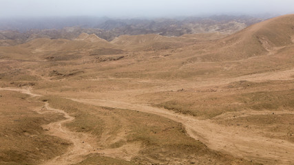 Fototapeta premium The valley of the moon east of Swakopmund 