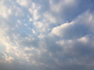 beautiful cloudy sky covered in the sky on a clear weather day