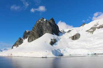 Mountains of the Antarctic Peninsula along the Danco Coast, Antarctica