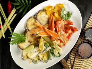 Tempura Gemüse - Teller