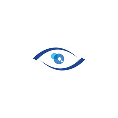Eye Logo design vector template. Colorful media icon. Perfect for the photography, multimedia, and film.