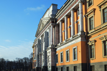 Fototapeta na wymiar Mikhailovsky castle in St. Petersburg, Russia