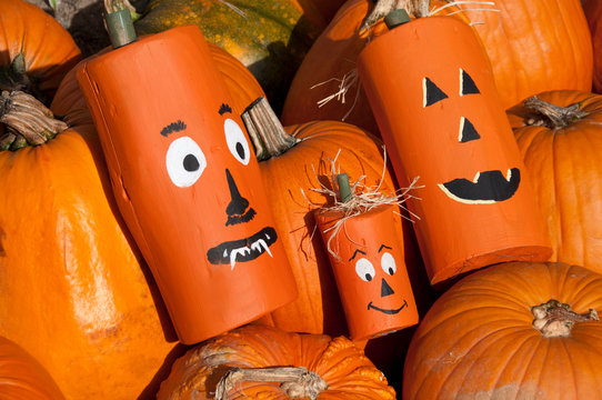 Cool Halloween Pumpkin Decorations of Wood