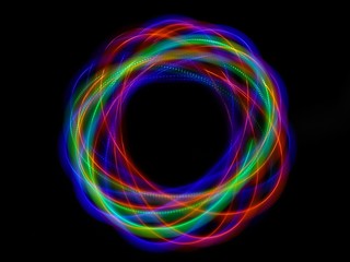 abstract light background in circles
