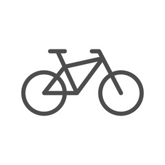 Obraz premium Bike. Flat icon. Vector illustration.